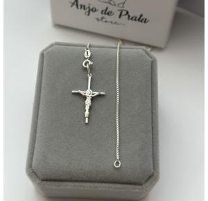 Pingente Crucifixo de Prata 925