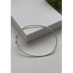 Bracelete Fio Torcido de Prata 925