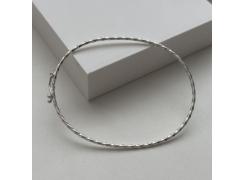 Bracelete Fio Torcido de Prata 925