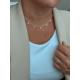 Choker Plaquinhas de Prata 925