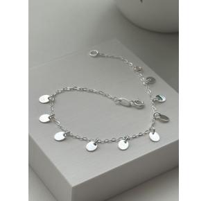 Pulseira Plaquinhas de Prata 925