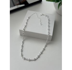 Choker de Prata com Zircônias 