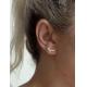 Brinco Ear Cuff Cravejado de Zircônias em Prata 925